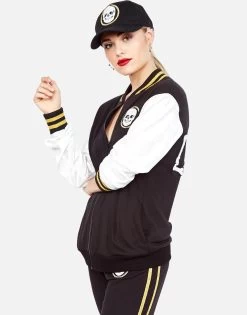 Bay Varsity Skull -dress and personal adornment 9113 CNV 1P61 BLK 03