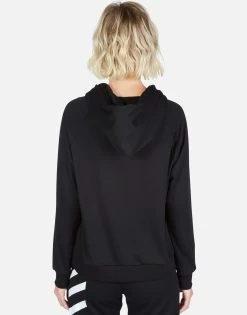 Mynx Lightning Bolt Star 21 Mynx Lightning Bolt Star -dress and personal adornment Lauren Moshi Lightning Bolt Stripe Star Hoodie 1342 MSF 12996 BLK 02