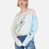 Luella Lightning Star Eye -dress and personal adornment Lauren Moshi Lightning Star Eye LS Pullover in Pastel Tie Dye 2254 CTT 12954 RAINTD 06