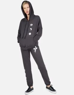 Gia Lightning Star Eye -dress and personal adornment Lauren Moshi Lightning Star Eye Womens Sweatpant 4009 12956 ONYX 05