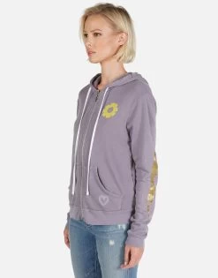 Lennox Peace & Love Butterfly 33 Lennox Peace & Love Butterfly -dress and personal adornment Lauren Moshi Peace and Love Butterfly Zip Hoodie Violet 1287 CSA 22928 GRVLT 02