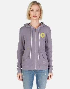 Lennox Peace & Love Butterfly 40 Lennox Peace & Love Butterfly -dress and personal adornment Lauren Moshi Peace and Love Butterfly Zip Hoodie Violet 1287 CSA 22928 GRVLT 19