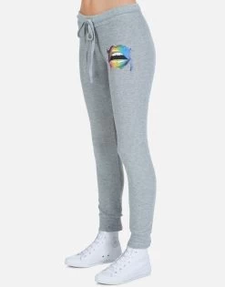 Kizzy Rainbow Smudge Lip -dress and personal adornment Lauren Moshi Rainbow Smudge Lip Sweatpant 4056 HAC 12946 HEG 02