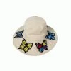 Adina- Bucket Hat W/ Butterfly Patches -dress and personal adornment butterfly hat
