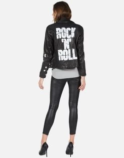Posey Cracked RnR Spray -dress and personal adornment cracked rock n roll leather moto jacked 1322 LTR 22843 BLK 02