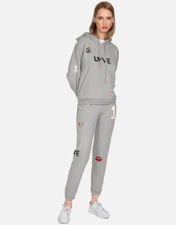 Brynn #1 Love -dress and personal adornment lauren moshi 1 love crop sweatpant 4092 GSA 33380 HEG 03