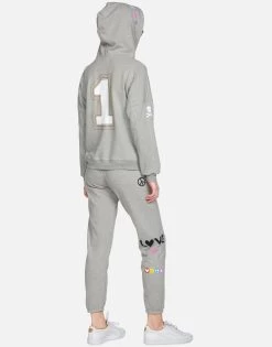 Brynn #1 Love -dress and personal adornment lauren moshi 1 love crop sweatpant 4092 GSA 33380 HEG 05