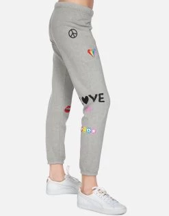Brynn #1 Love -dress and personal adornment lauren moshi 1 love crop sweatpant 4092 GSA 33380 HEG 08