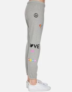 Brynn #1 Love -dress and personal adornment lauren moshi 1 love crop sweatpant 4092 GSA 33380 HEG 09