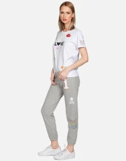 Brynn #1 Love -dress and personal adornment lauren moshi 1 love crop sweatpant 4092 GSA 33380 HEG 12
