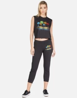 Alana Cali Dreaming -dress and personal adornment lauren moshi cali dreaming crop sweatpant 4035 CSA 13095 ONYX 08