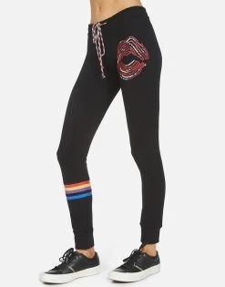 Angelina Bracelet Lip -dress and personal adornment lauren moshi clothing angelina bracelet lip made in los angeles california usa 4125 MSF 14320 BLK 02