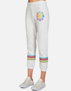 Alana Skull Flower -dress and personal adornment lauren moshi color skull flower crop sweatpant 4035 FTL 13139 MLK 05