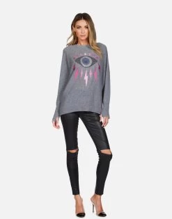 Ladona Electric Evil Eye 10 Ladona Electric Evil Eye -dress and personal adornment lauren moshi crystal electric evil cashmere sweater 1209 CSM 13194E89 CHA 02