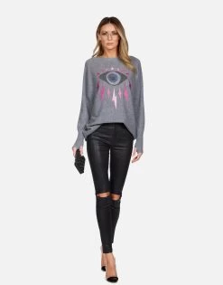 Ladona Electric Evil Eye 12 Ladona Electric Evil Eye -dress and personal adornment lauren moshi crystal electric evil cashmere sweater 1209 CSM 13194E89 CHA 04
