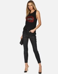 Peyton Crystal Biting Lip -dress and personal adornment lauren moshi crystal lip tank tee 2237 VCT 13056 BLK 04 361353ce cc1e 4c59 8769 004cbbfb9847