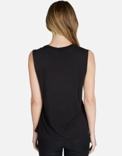 Kel Royal Skull -dress and personal adornment lauren moshi crystal royal skull tank tee 2190 TNC 13086 ONYX 03