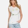 Kel Daisy Happyface -dress and personal adornment lauren moshi daisy happyface scoop neck muscle tank 2190 TNCH 13195 MLK 01