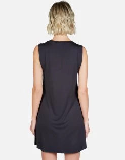 Deanna Elements Lip -dress and personal adornment lauren moshi elements lip sleeveless mini dress 3047 RSN 12988 BLK 03