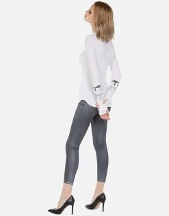 Mckinley Dripping Star -dress and personal adornment lauren moshi foil dripping star fitted thermal 2158 THR 13235 WHT 09