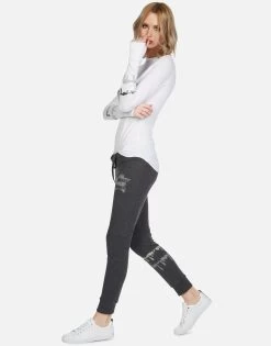 Mckinley Dripping Star -dress and personal adornment lauren moshi foil dripping star fitted thermal 2158 THR 13235 WHT 18