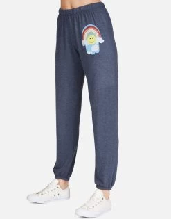 Tanzy Good Vibes Hamsa -dress and personal adornment lauren moshi good vibes hamsa sweatpant 4031 HAC 13012 NVY 04