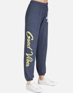 Tanzy Good Vibes Hamsa -dress and personal adornment lauren moshi good vibes hamsa sweatpant 4031 HAC 13012 NVY 05