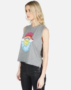 Kinzington Happy Hamsa -dress and personal adornment lauren moshi happy hamsa vintage crop muscle tank 2172 VPR 13103 HEG 02