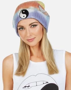 Blix Happy Peace Love -dress and personal adornment lauren moshi happy peace love patches cashmere beanie 9073 CSM 1P132 HVSTCD 01