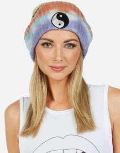 Blix Happy Peace Love -dress and personal adornment lauren moshi happy peace love patches cashmere beanie 9073 CSM 1P132 HVSTCD 02