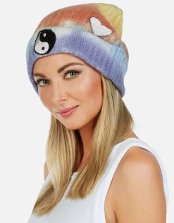 Blix Happy Peace Love -dress and personal adornment lauren moshi happy peace love patches cashmere beanie 9073 CSM 1P132 HVSTCD 05