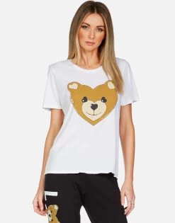 Croft Heart Teddy -dress and personal adornment lauren moshi heart teddy vintage ss tee 2213 CTT 13275 WHT 01