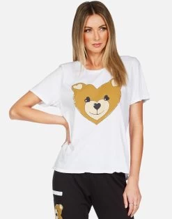 Croft Heart Teddy -dress and personal adornment lauren moshi heart teddy vintage ss tee 2213 CTT 13275 WHT 05