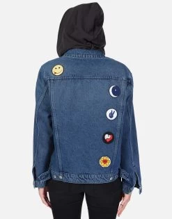 Stevie Hippie Peace Love 13 Stevie Hippie Peace Love -dress and personal adornment lauren moshi hippie peace love patches denim jacket 1332 DNM 1P107 VNBLU 04