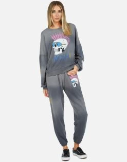 Brynn Lightning Skull -dress and personal adornment lauren moshi iconic moshi lightning skull sweatpant 092 CCF 33446 FDGPHT 02