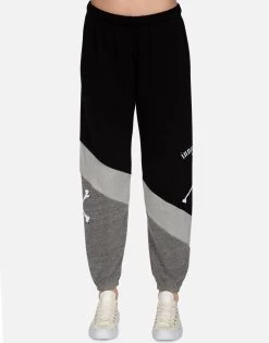 Charlene Inner Peace Sign -dress and personal adornment lauren moshi inner peace sign color block sweatpants 4110 HGT 33345 BKCHHG 05