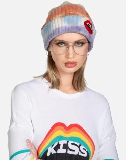 Blix Kiss Lip -dress and personal adornment lauren moshi kiss lip cashmere slouch beanie 9073 CSM 3P134 HVSTCD 03