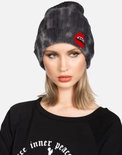 Blix Kiss Lip -dress and personal adornment lauren moshi kiss lip patch hand knit cashmere beanie 9073 CSM 3P132 SMKCLD 02