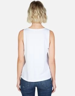 Magnolia Lightning Stem Rose -dress and personal adornment lauren moshi lightning stem rose tank white 2285 CTT 1E80 WHT 03