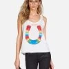 Magnolia X Rainbow Horseshoe -dress and personal adornment lauren moshi rainbow horseshoe exclusive tank 2285 XCTH 13148 MILK 02