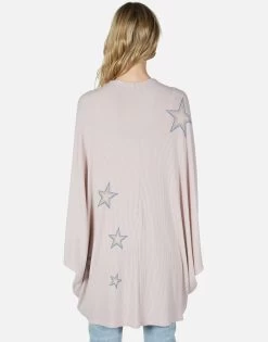 Isla Rainbow Outline Stars -dress and personal adornment lauren moshi rainbow outline stars cardigan wrap 1058 PKH 13071 BLS 04