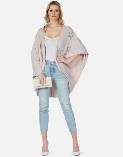 Isla Rainbow Outline Stars -dress and personal adornment lauren moshi rainbow outline stars cardigan wrap 1058 PKH 13071 BLS 12