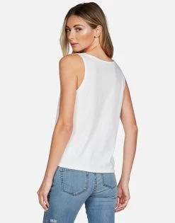 Magnolia Rainbow Skull Cloud -dress and personal adornment lauren moshi rainbow skull cloud classic scoop neck tank 2285 CTT 13203 MLK 03