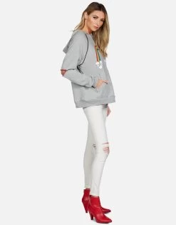 Kylie Rainbow Skull Cloud -dress and personal adornment lauren moshi rainbow skull cloud pullover raglan hoodie 1375 GSA 13205E92 HEGONX 04