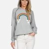 Kylie Rainbow Skull Cloud -dress and personal adornment lauren moshi rainbow skull cloud pullover raglan hoodie 1375 GSA 13205E92 HEGONX 06