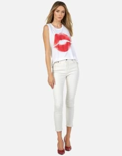 Kel Spray Kiss -dress and personal adornment lauren moshi spray amour kiss muscle tank 2190 TNC 13502 WHT 01