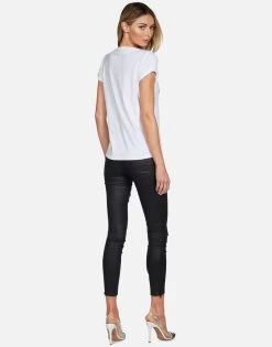 Croft Striped Mouth Kisses -dress and personal adornment lauren moshi striped mouth kisses classic ss tee 2213 CTT 13218 WHT 03