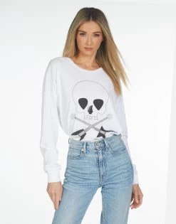 Luella Music Skull 8 Luella Music Skull -dress and personal adornment lauren moshi womens clothing made in usa 2254 CTT 14295 WHT 02