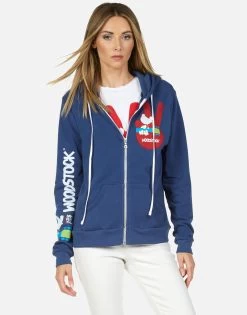 Lennox Woodstock Peace -dress and personal adornment lauren moshi woodstock peace zip up hoodie 1287 CSA 23455 INKBL 03 5c97fd8b 7900 407b a5a1 1d0144b0af49