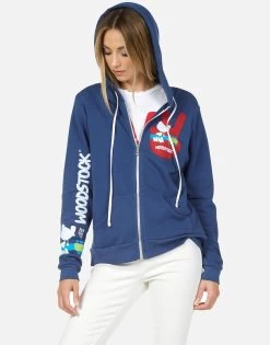 Lennox Woodstock Peace -dress and personal adornment lauren moshi woodstock peace zip up hoodie 1287 CSA 23455 INKBL 05